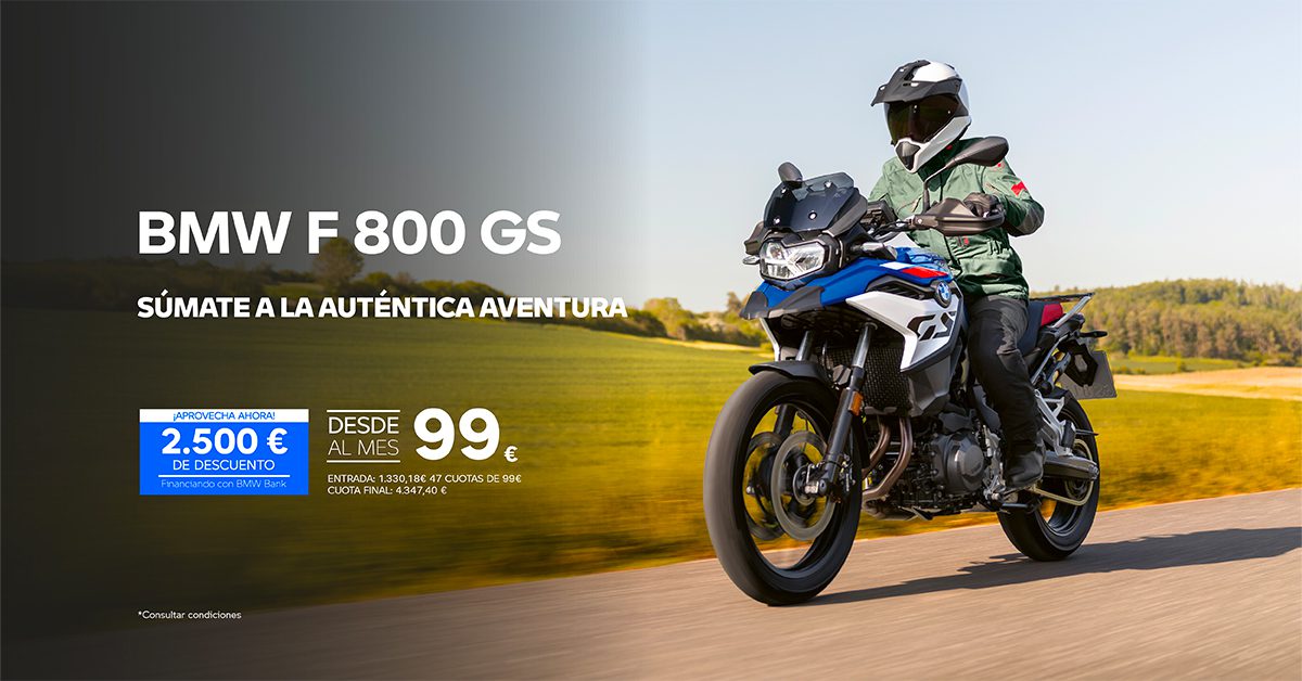 BMW F 800 GS desde 99€/mes*